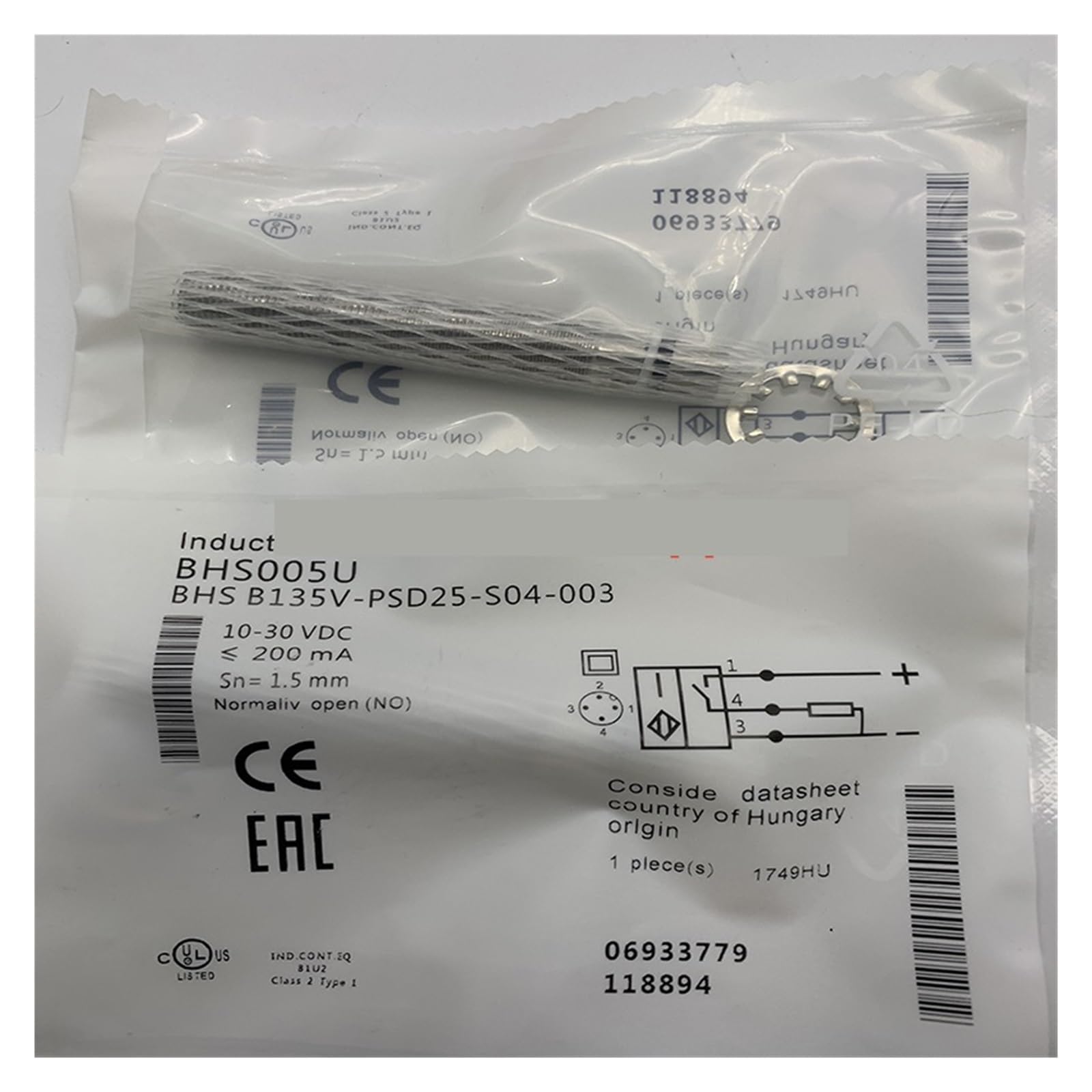 CXFCIHFT 1pcs Proximity switch BES516-300-S156-S4-D BHS001Y sensor