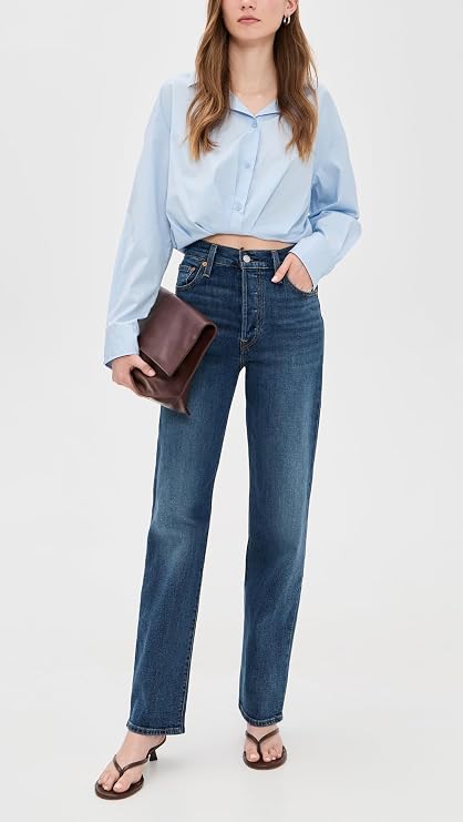 Levi's Women's Ribcage Full Length Jeans