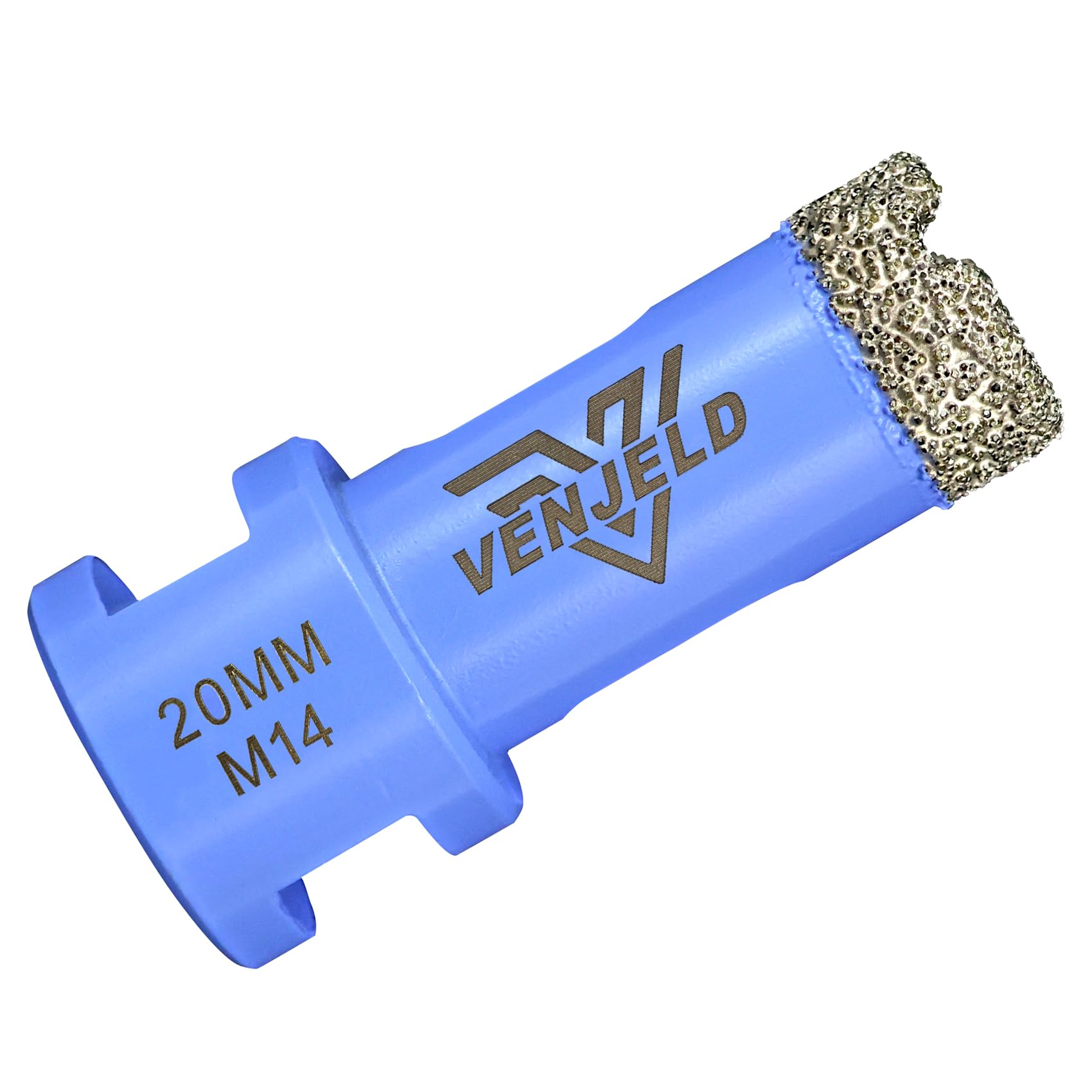 Diamond Tile Drill Bit 20mm Hole Saw with M14 Thread Dry Drilling for Ceramic Porcelain Tile Granite Marble Stone VENJELD