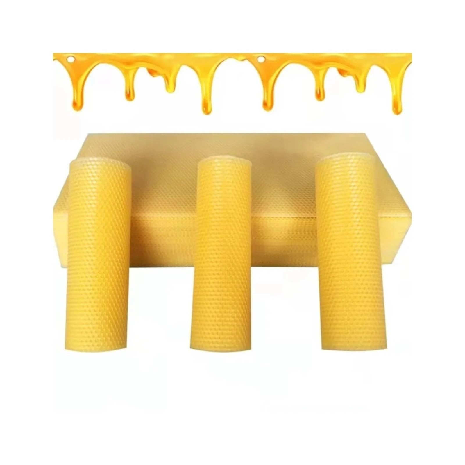 35 Pezzi Telai in Cera for favi Fogli di Base for alveari Fondamenta for Apicoltura Attrezzatura for alveari Forniture for api per Gli Appassionati di Apicoltura