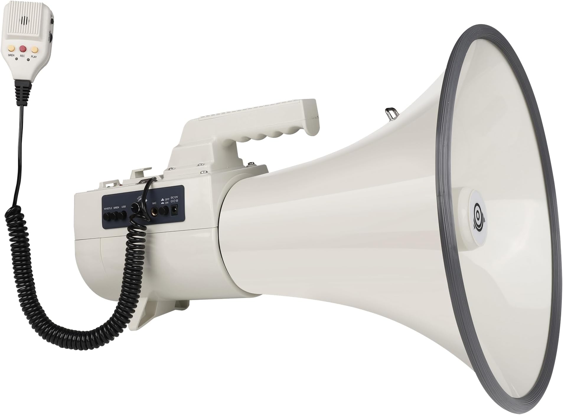 MyMealivos Heavy Duty Megaphone，Extra Loud 70 Watts Loud Speaker w/Rechargeable Battery，Professional Bluetooth Megaphone，Built-in SD & USB Multiple Input for Outdoors