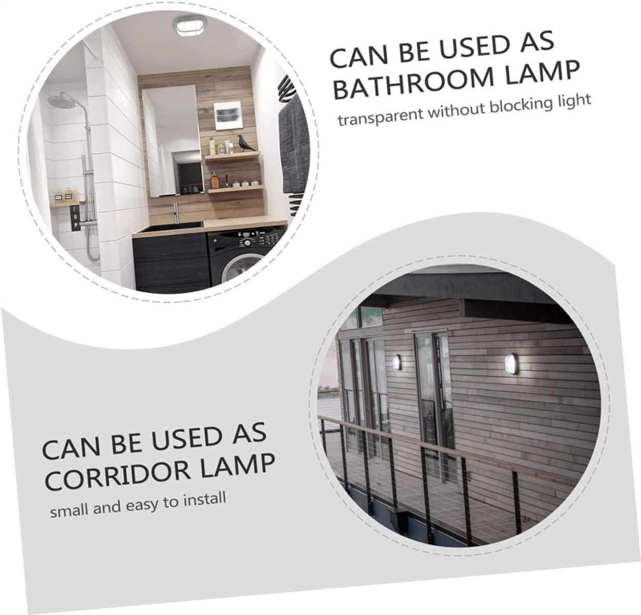 ibasenice 2pcs Steam Sauna Wall Lamp Explosion Multi-Functional Sauna Light Steam Accessory