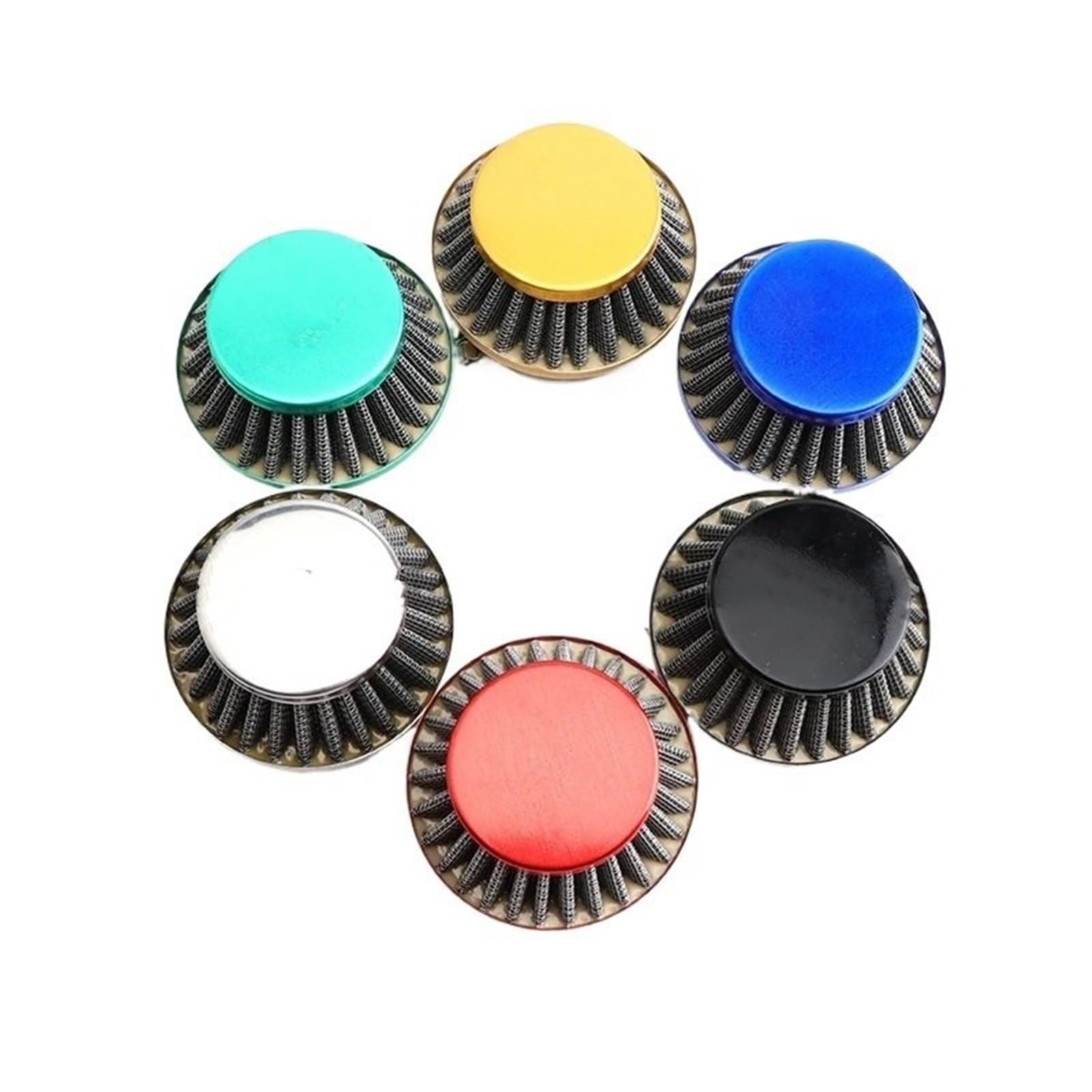 Filtro Aria per Moto Filtro Aria da 38 mm, 42 mm, 44 mm e 58 mm per motociclette a Benzina, Mini Bike, Quad e ATV.(Blue - 38mm)