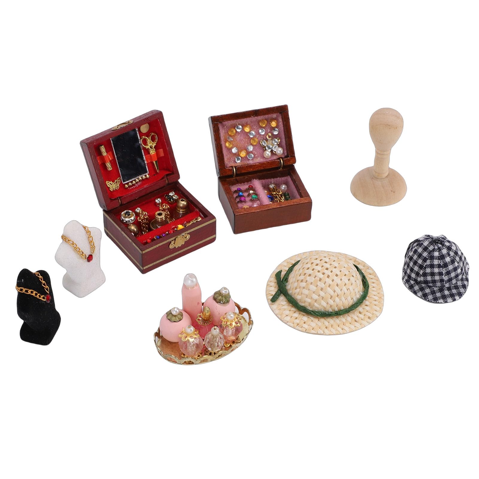 Accessori per case delle bambole in miniatura Dettagli intricati per la scena di una casa delle bambole realizzata in scala 1:12