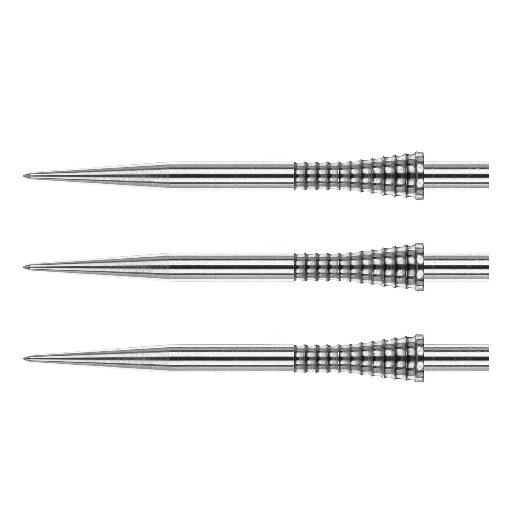 RED DRAGON Raptor GT Silver Effect Gripped Long Dart Points - 1 Set Per Pack