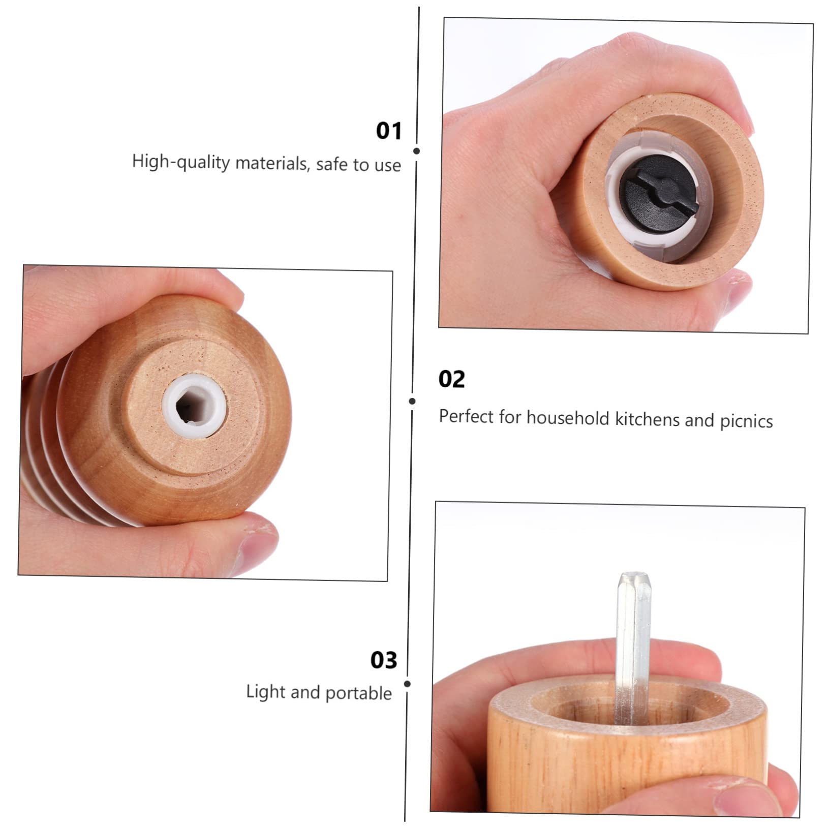 Mehrzweck Gewürzmühle für Pfeffer, Salz und Kücheneinsatz