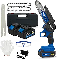 Motosserra a Bateria Elétrica Profissional Portátil de Poda Motor brushless