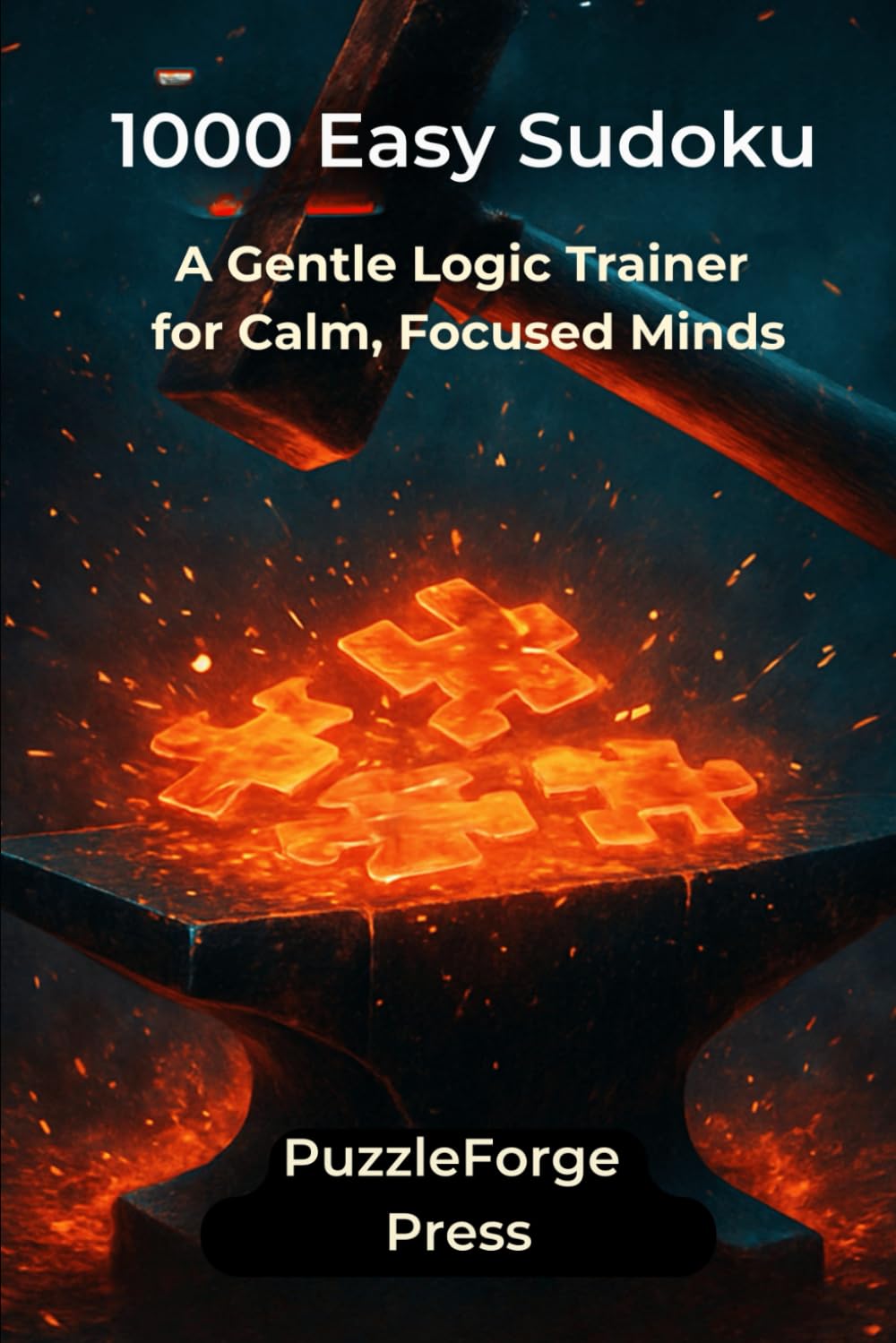 1000 Easy Sudoku: A Gentle Logic Trainer for Calm, Focused Minds (PuzzleForge™ Easy Sudoku Forge Series – Relaxing Brain Training Puzzles)