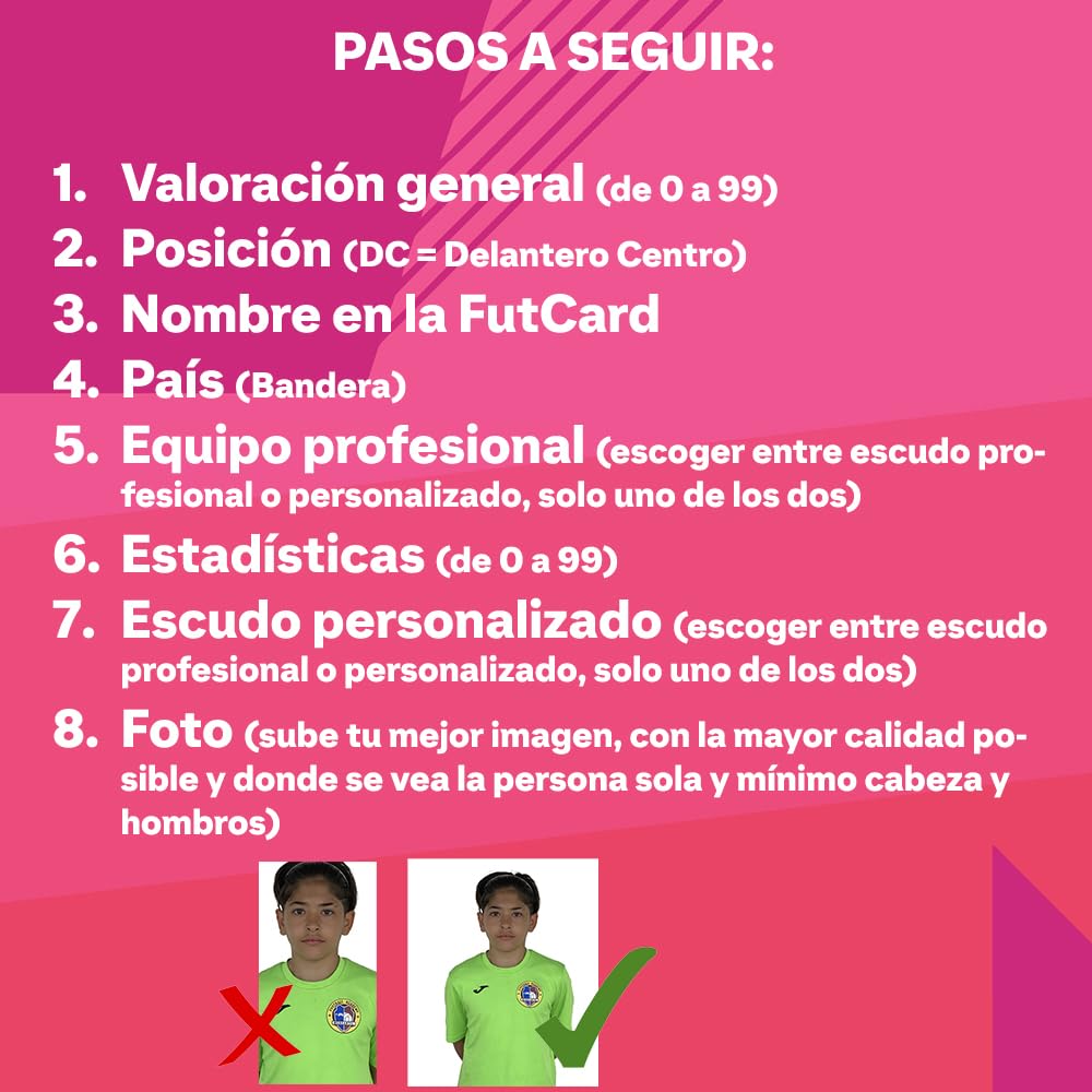 Carta de Fútbol Personalizada - 5mm de Grosor en PVC con Impresión en Vinilo Perfecta para Regalos, Decoración y Fans del Fútbol - Regalos Originales - Amigo Invisible