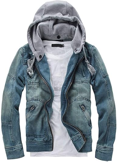 Chaqueta vaquera sudadera hombre Clearance