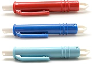 Tick Remover Tool Pen 3Pcs/Set Portable Lightweight PP Handheld Tick Tweezers Catching Pen for Dogs and Cats RemoverTick Removal KitTick Tweezers