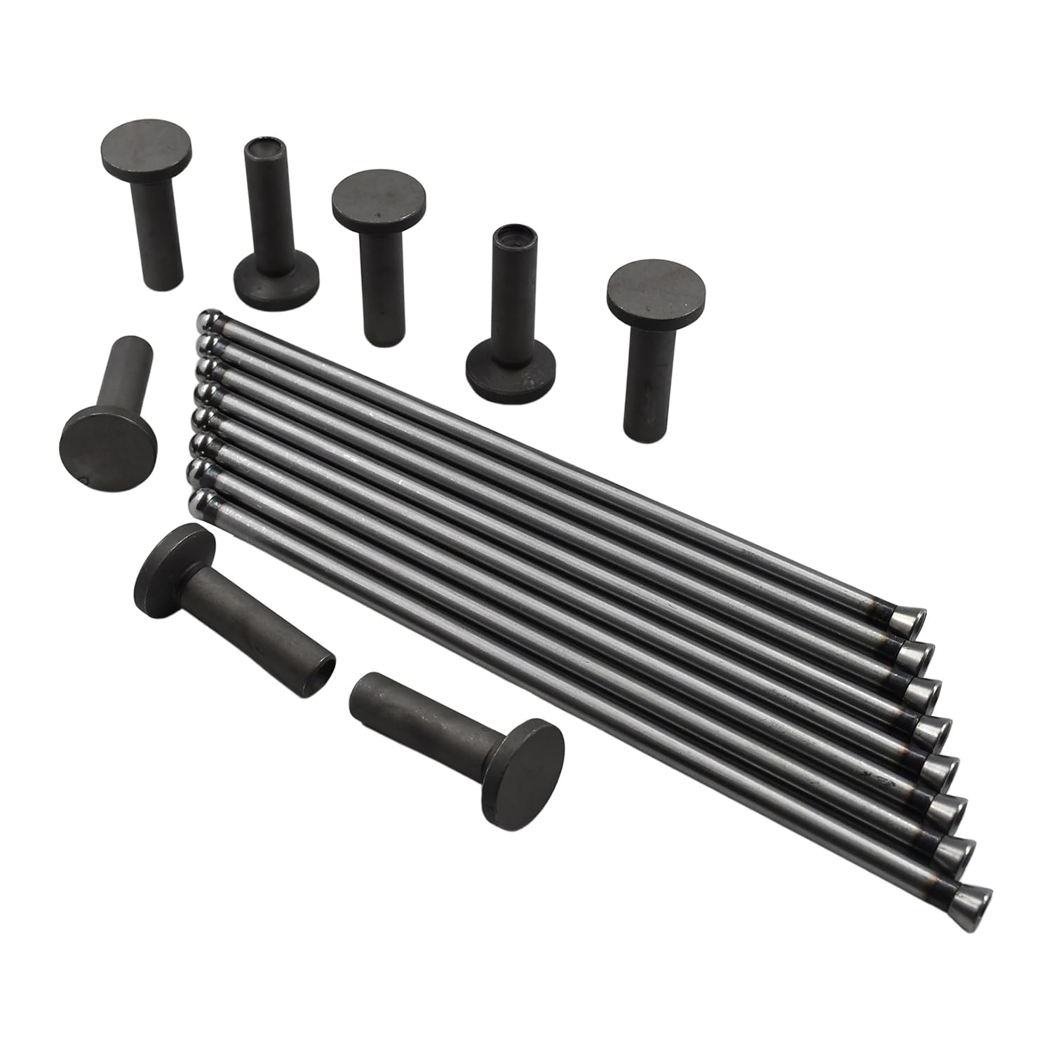8-941 8-97071-673-0 - Juego de 8 grifos de varilla de empuje de válvula compatible con motor Isuzu 4JG2 4JB1 compatible con excavadora Sumitomo SH60 compatible con Bobcat Skid Steer Loader