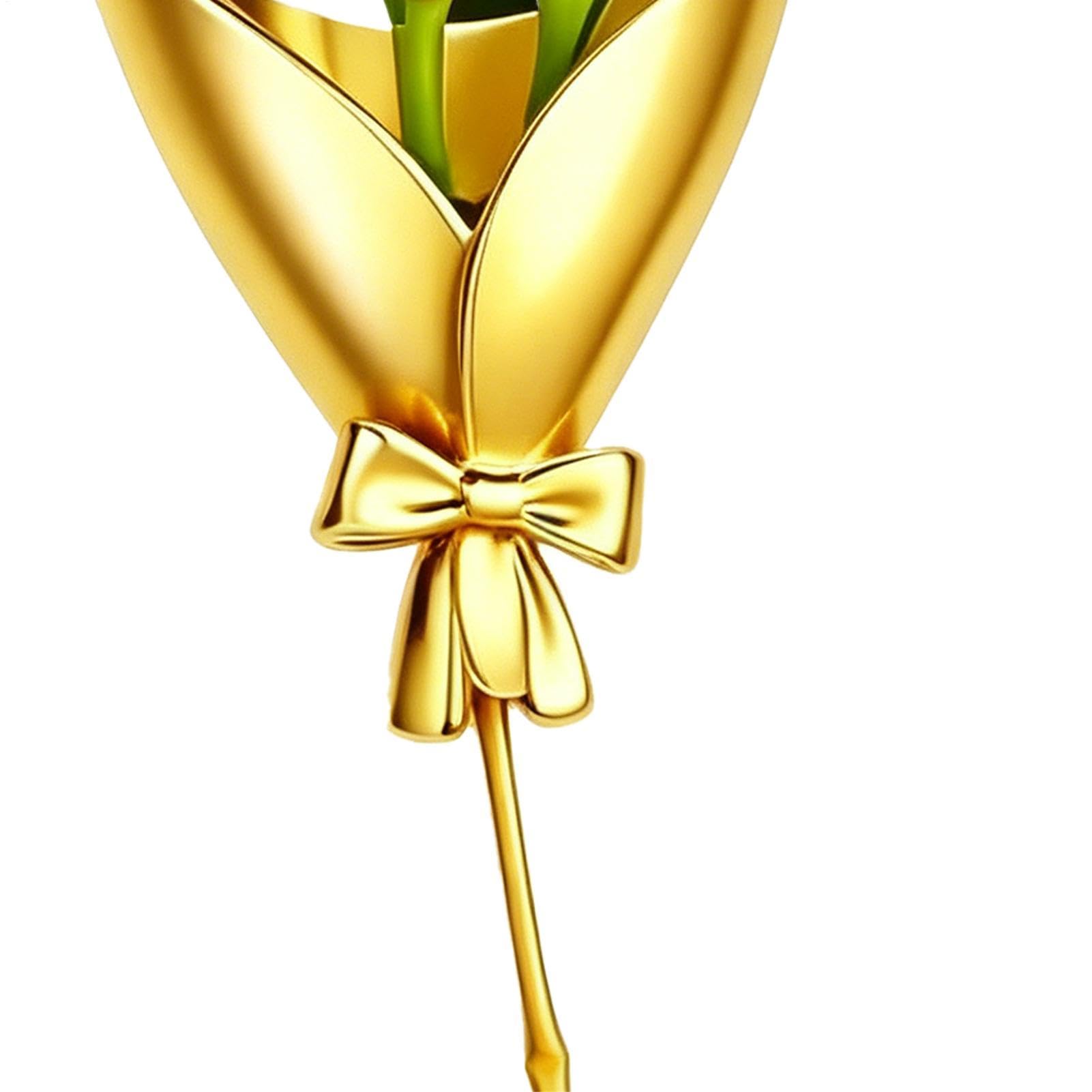 Kupfer Blumenanhänger Halskette Romantischer Blumenstrauß-Schmuck für Frauen