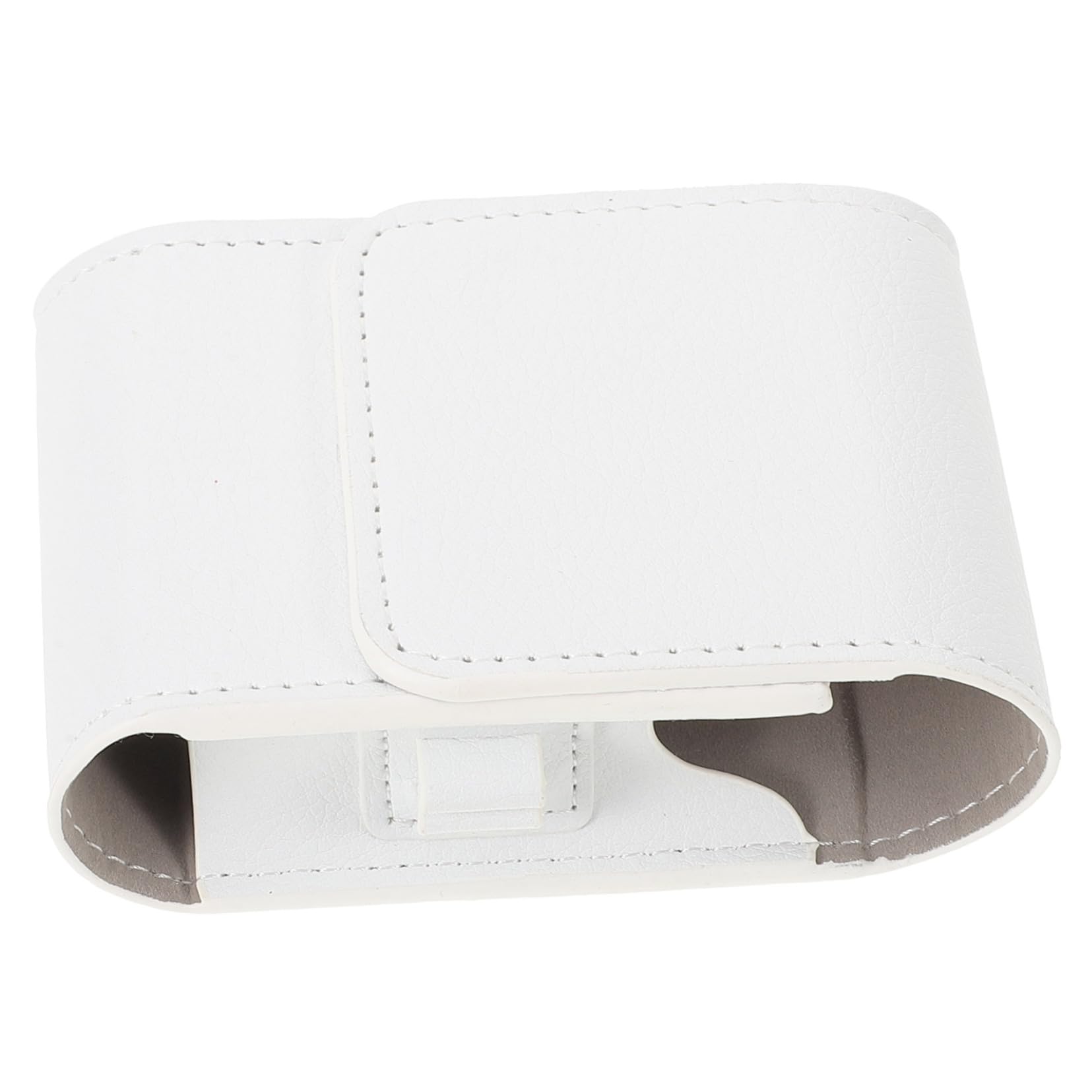 BESPORTBLE De Rangement pour Télémètre De Golf en Plein Sacoche De Protection pour Télémètre Pochette Télémètre De Rangement De Bibelots Blanche Faux Cuir