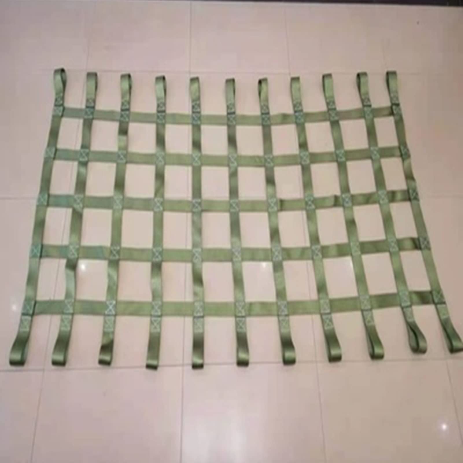 Regalhebenetz, Flacher Polyester-Frachthebesack, Logistik, Baufrachthebenetz, World Sports-Sprungnetz, Anhängernetz, Frachtnetzaufzug (Größe: 1,5 x 1,5 m/Last: 300 kg)