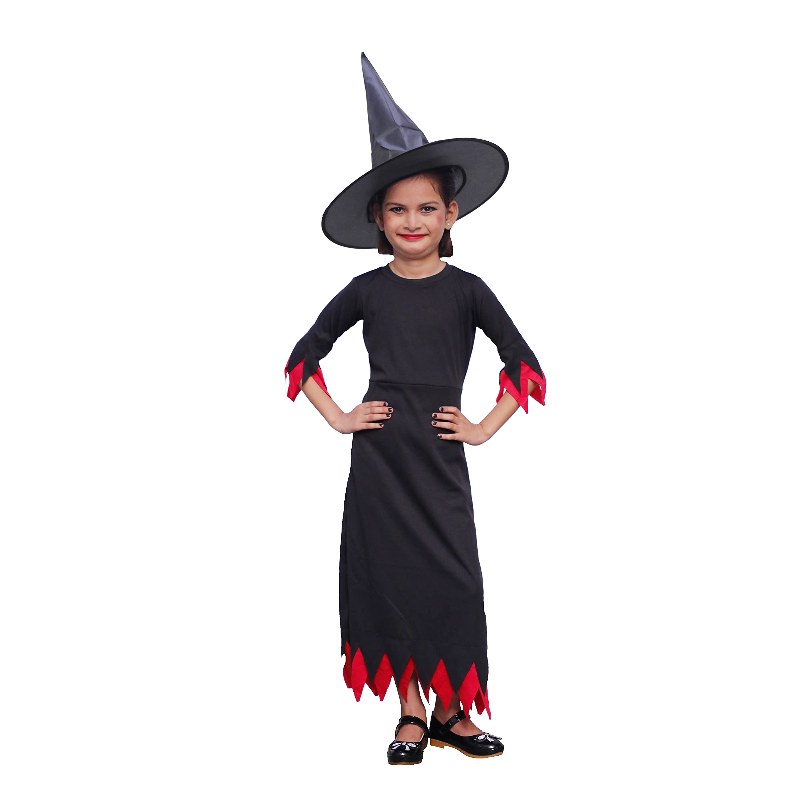 ITSMYCOSTUME Witch Costume Dress for Kids Girls Set of 2(Gown,Hat) Halloween Costume (B09HRFJQKZ) Amazon Price History, Amazon Price Tracker