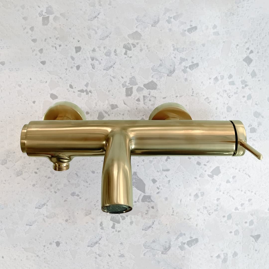 Essebagno Luisa mitigeur bain-douche mécanique or brossé