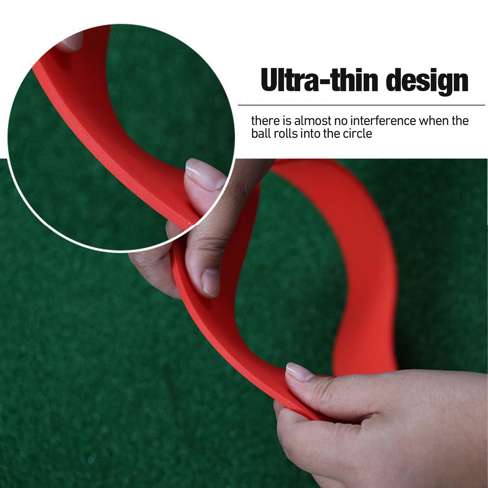 Objetivo de golf, herramientas de entrenamiento de astillado de golf, objetivos de entrenamiento de golpeo de golf, círculos de entrenamiento de objetivo de golf, anillos de silicona para mejorar la