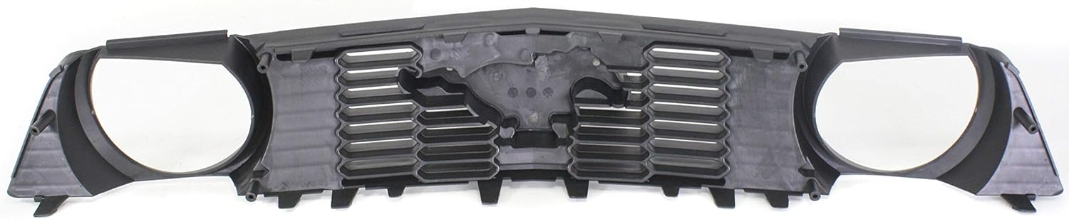 Garage-Pro Grille Assembly Compatible with 2010-2012 Ford Mustang Textured Gray Shell and Insert, GT Model