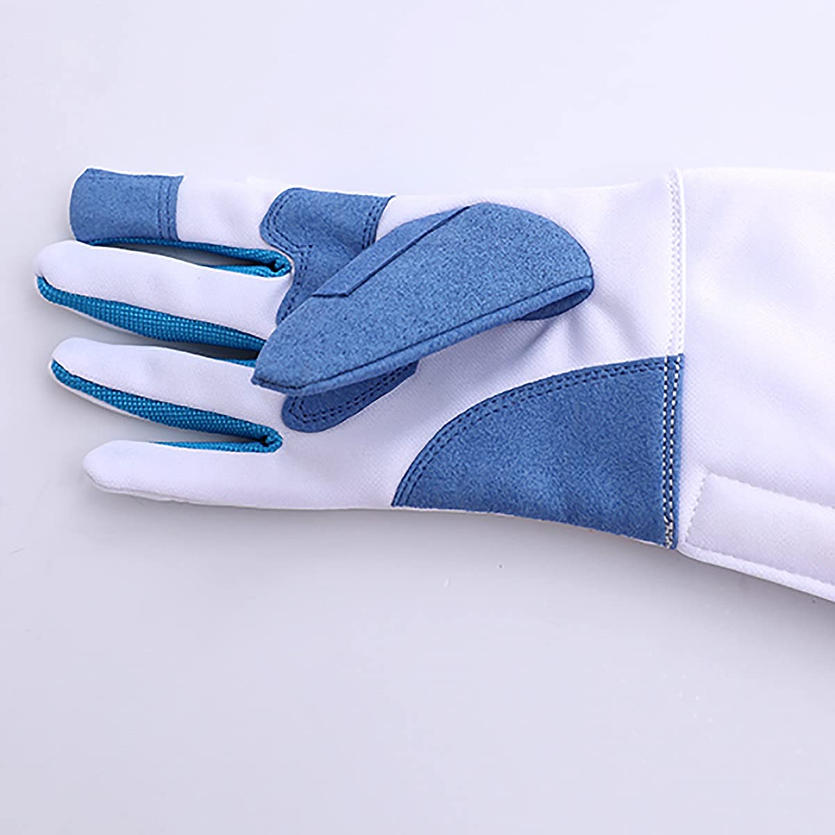 Gant D'Escrime Portable Réutilisable Coloré Protection Enfants Adultes Unisexe Fournitures Accessoires Remplacement Coton Doublure Sport Formation Gants Équipement Gauche XL