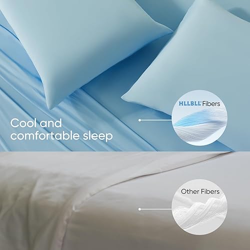 Miniatura 7 de HLLBLL® Edredón Refrigerante, Tecnología de Fibra Ultra Fría, Manta Ligera para Todas las Estaciones para Enfriarse Rápidamente, Sueño Profundo