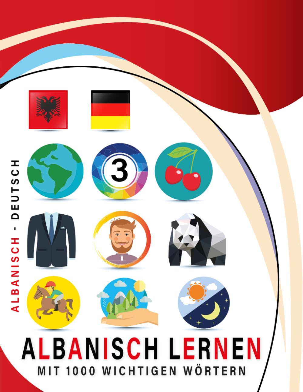 Albanisch Lernen Mit 1000 Wichtigen Wörtern: Zweisprachiges Albanisch – deutsch Bild- Und Vokabelbuch Für Kinder & Erwachsen