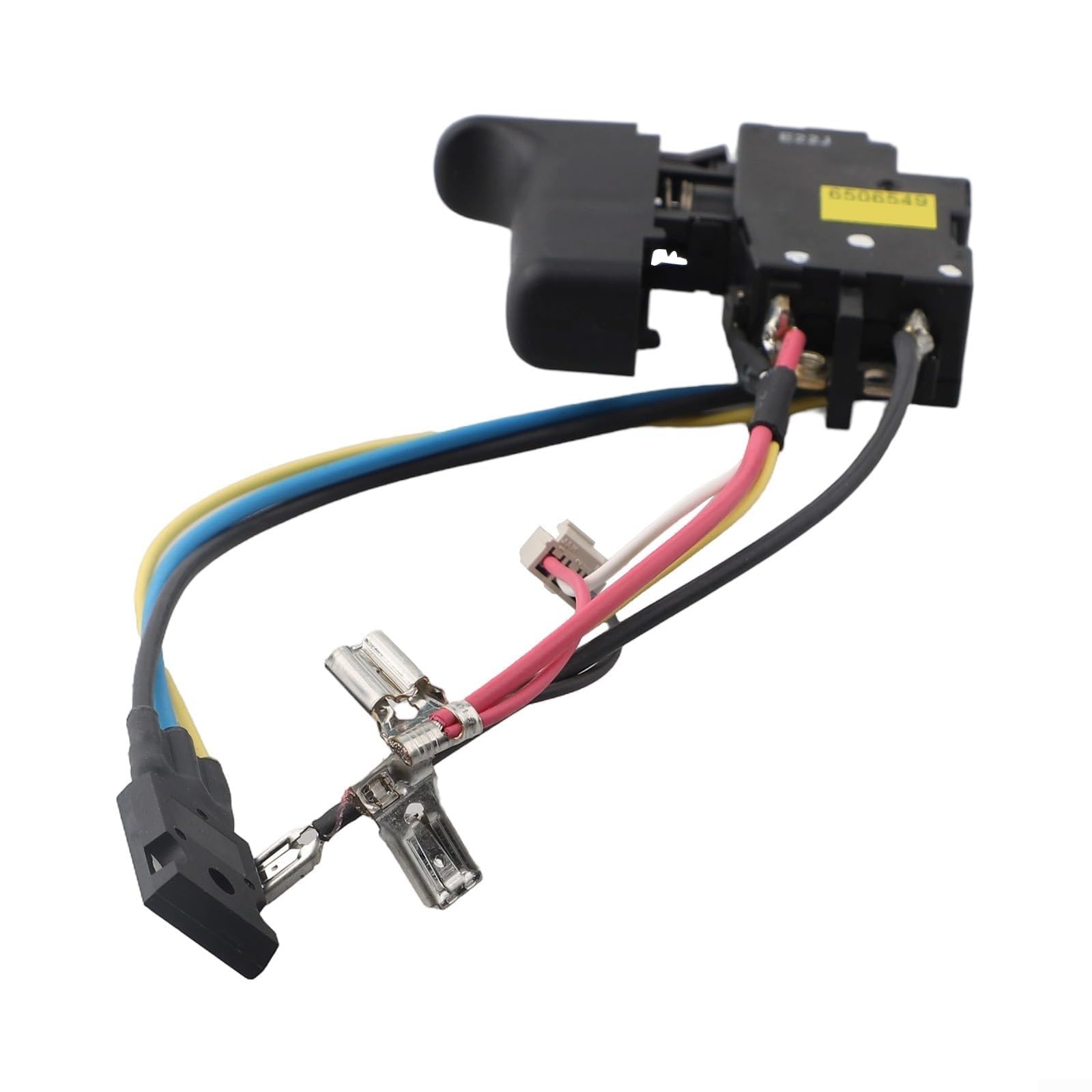 Interruptor de repuesto 6506549 638882-6 para taladro percutor inalámbrico BHR162 BHR202 DHR202 de 18 V, construcción de plástico para un control fiable del gatillo en reparaciones de herramientas