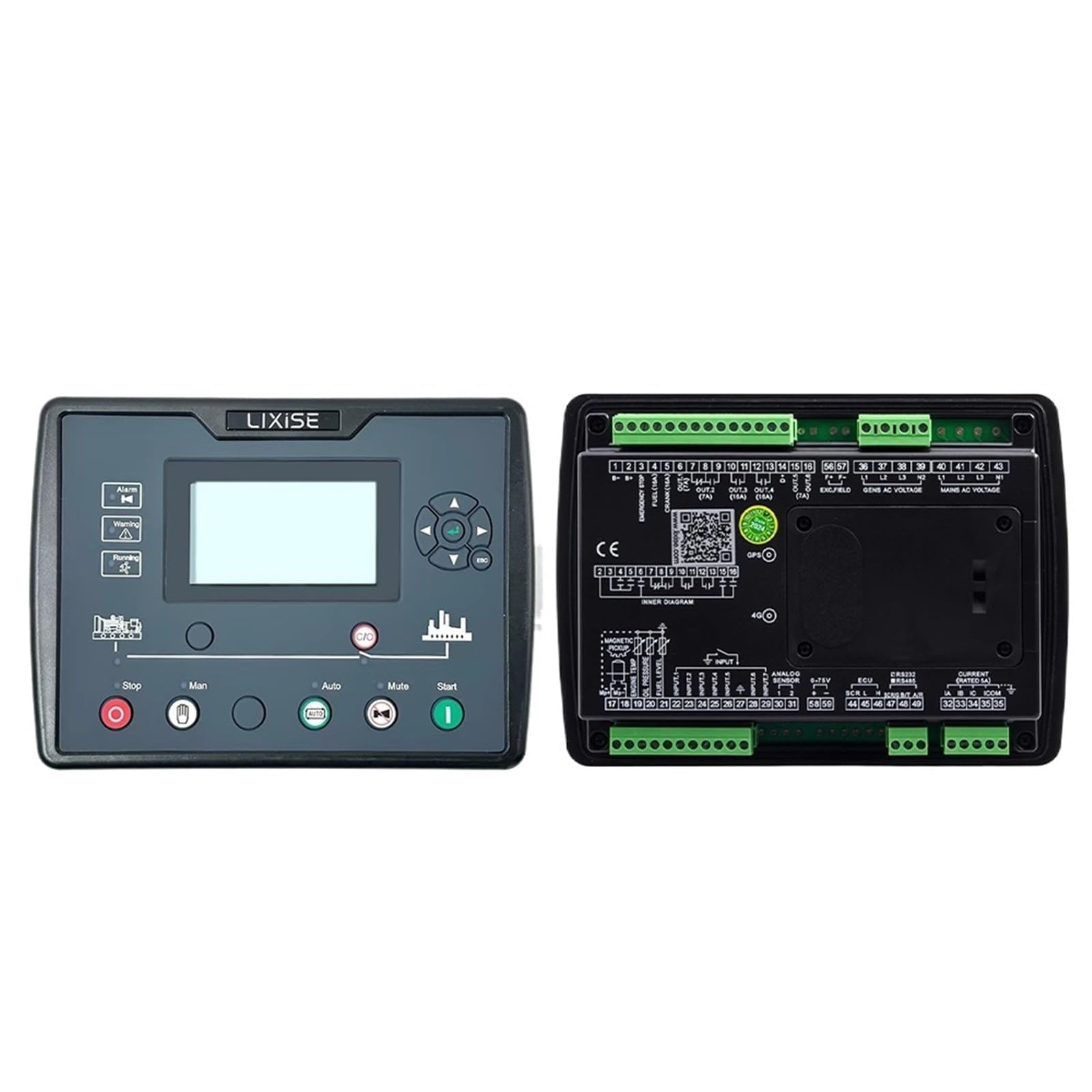 ZXAOMMBEA LXC6210 LXC6220 Controller Diesel Generator AMF Auto Start Control Module USB Interface Genset Parts Circuit Board