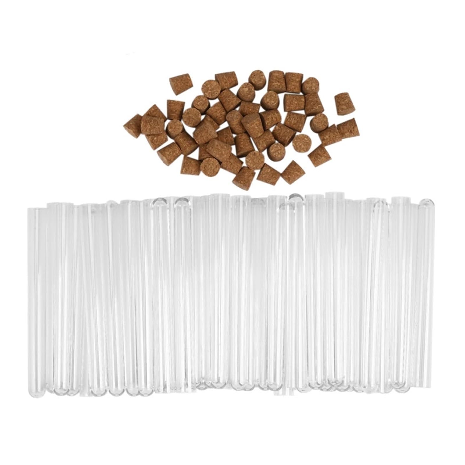 50 Szt. Plastikowa Probówka Laboratoryjna 15 Ml Z Korkiem 15 X 150 Mm Materiały Laboratoryjne Do Szkoły I Edukacji