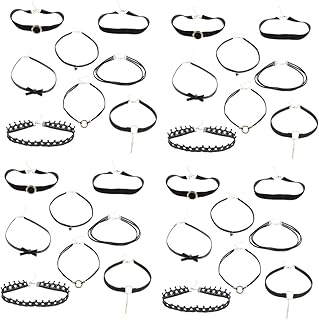 KESYOO 32pcs Women Gothic Choker Necklace for Party Collar Necklace Chain for Women