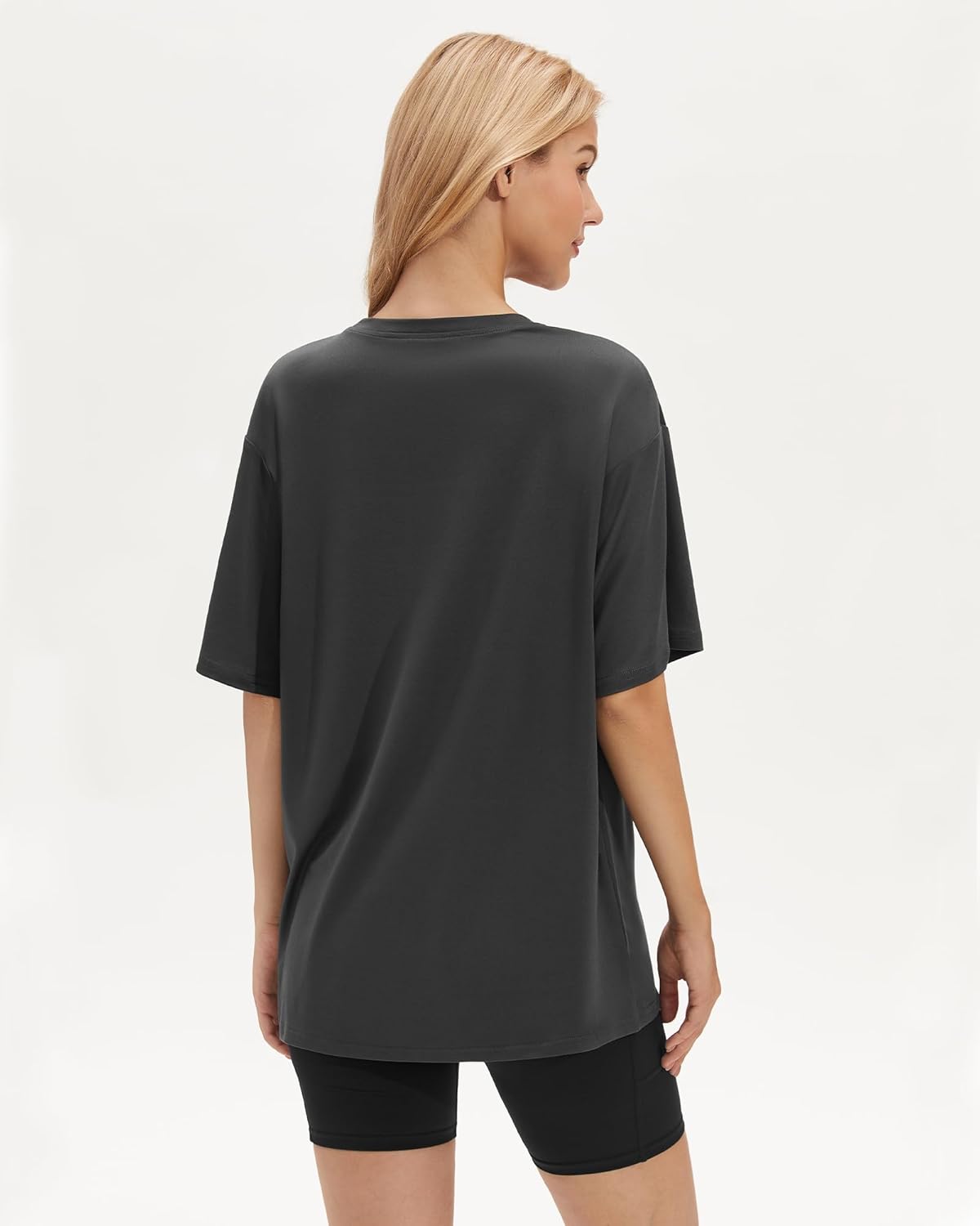 Stelle T Shirts for Women Crew Neck Short Sleeve Summer Tops Loose Fit Soft Basic Tee Shirt - Image 2