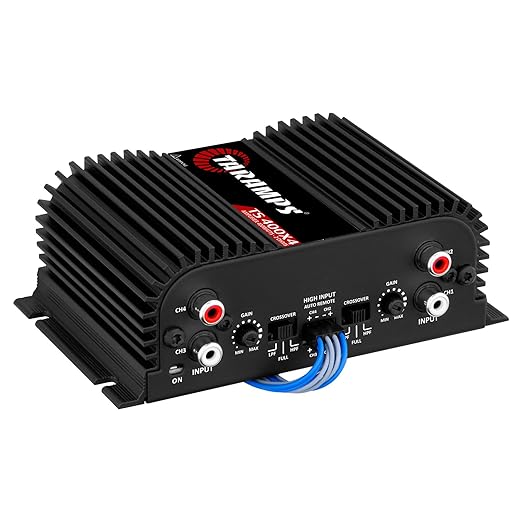 Amplificador Estéreo Multicanales Taramps TS 400x4 400W RMS 4 Canales miniatura 4