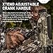 TenPoint 6” XTEND Adjustable Crank Handle - Compatible with All ACUslide Bows, Including Flatline 460, Havoc RS440 & Siege RS410