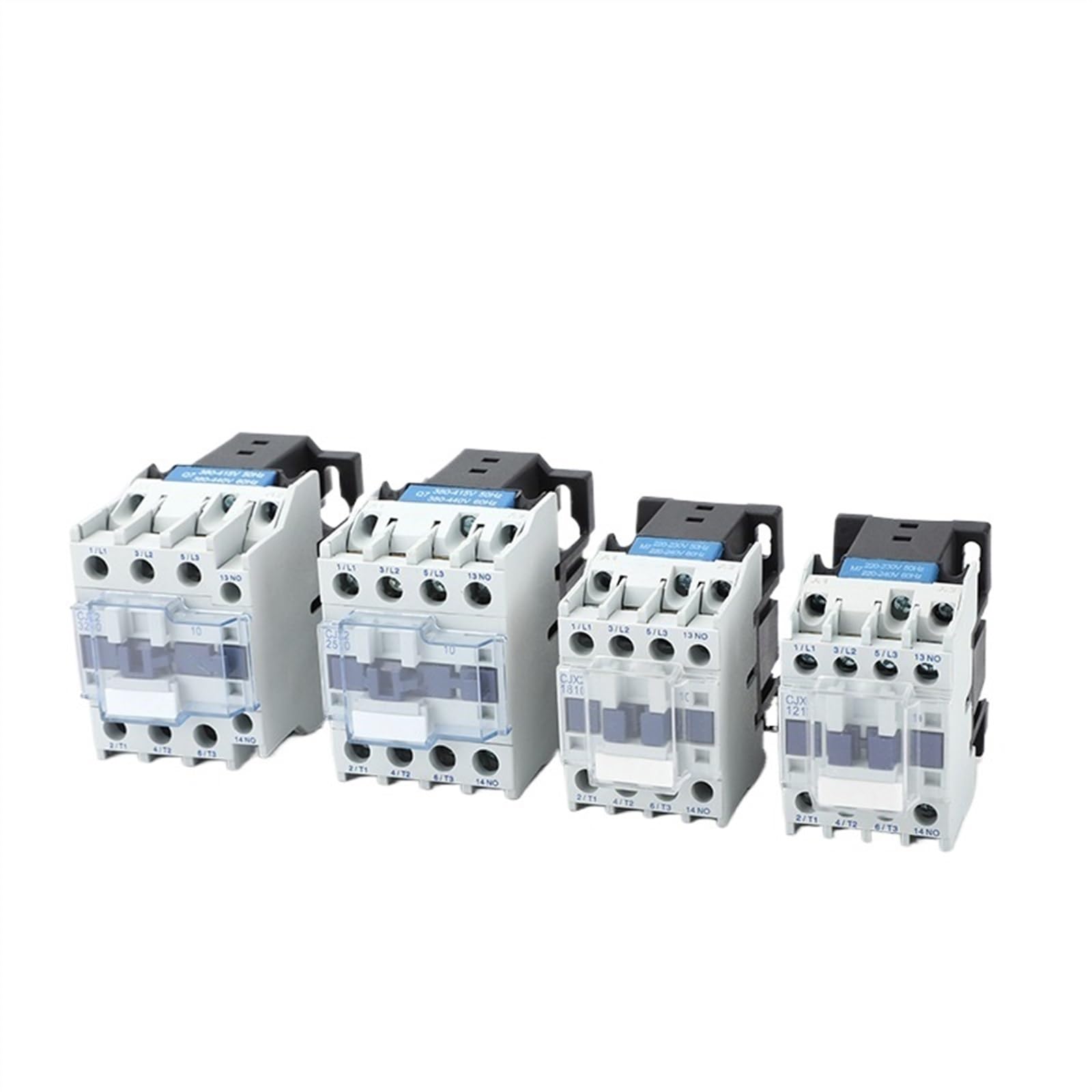 KNIUWMBMH CJX2 AC contactor Single-Phase contactor 220v Three-Phase 380v Normally Open Normally Closed 0910 1210 1810(CJX2-1210/380V)
