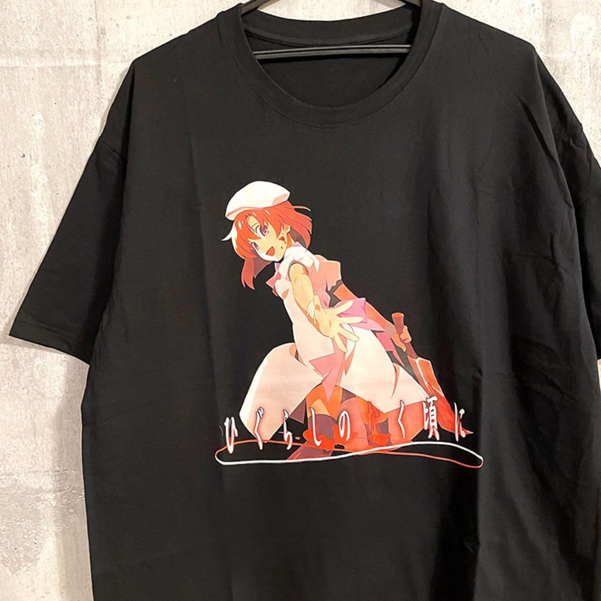 Amazon.co.jp: ひぐらしのなく頃に Tシャツ 漫画 アニメ 竜宮レナ エモ