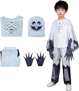 White Role-Playing Costume, Halloween Role-Playing Costume set With Gloves and Headgear