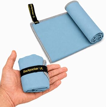 Elite Trail Magic Backpacking Ultralight Quick Dry Microfiber Soft Fast Drying Hand and Face Towel Wash Cloth Camping Yoga Hiking Active Lifestyle Small