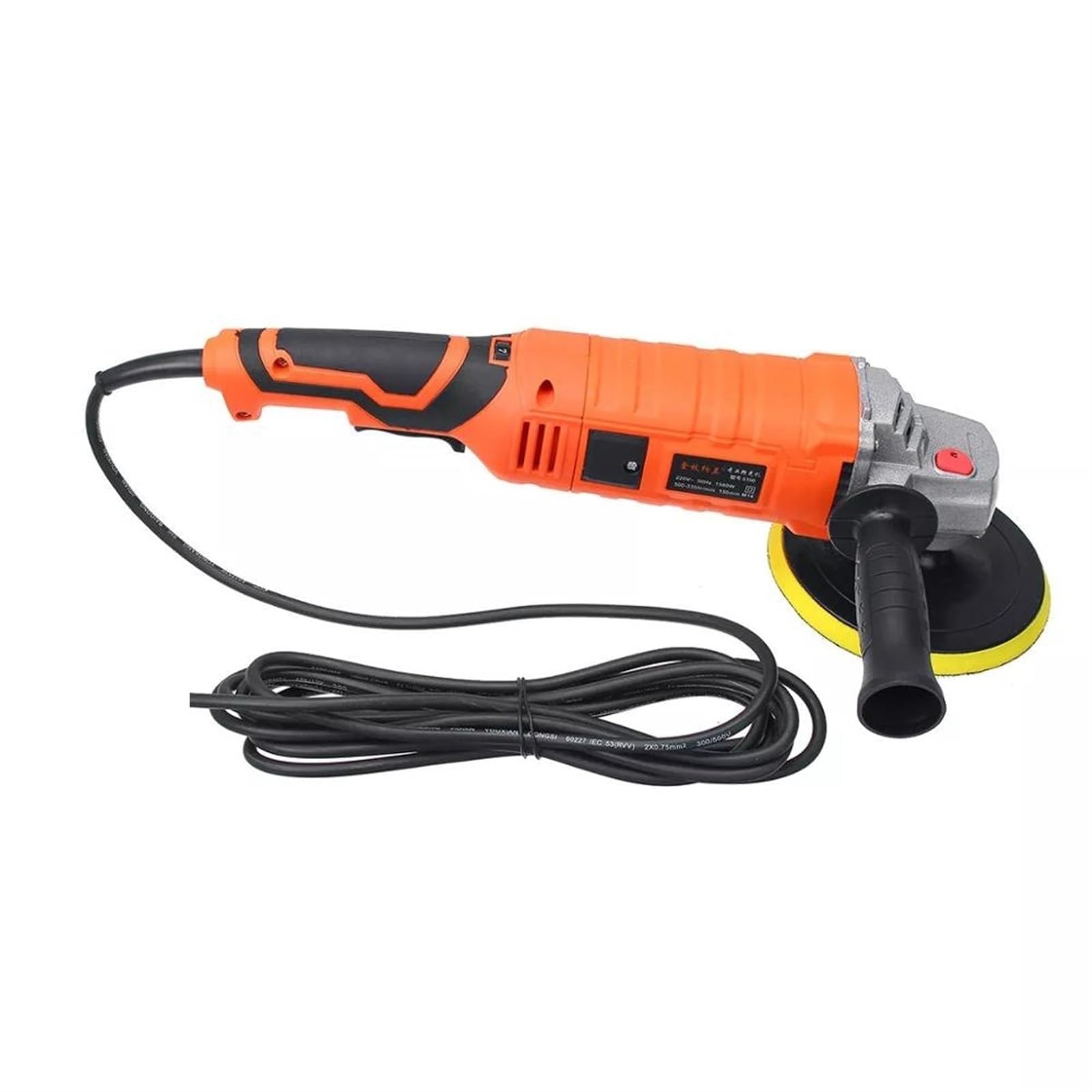 Polerka maszynowa 1580W 7 Elektryczna Polerka Samochodowa O Zmiennej Prędkości Maszyna Do Woskowania Meble Narzędzie Polerowania Samochodów,do detailingu samochodowego, woskowania, polerowa