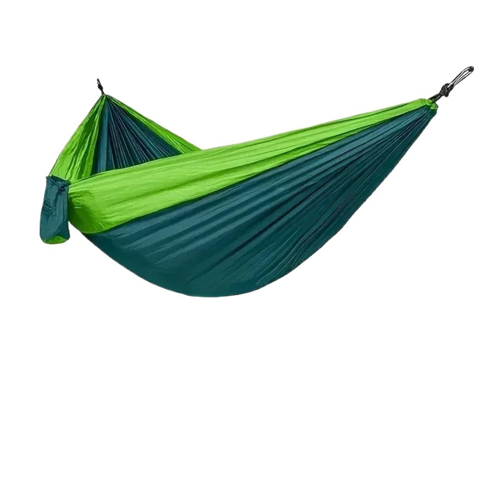 Hammocks, Double Portable Hammock for Camping Lightweight Nylon Parachute for Backpacking Travel Beach Backyard Patio Hiking Amaca,for Outside(Green)