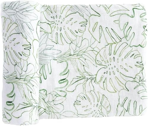 Miniatura 1 de Red Rovr Manta para envolver de muselina de algodón orgánico 100% certificado, manta de recepción para recién nacido, envoltura para bebé, niño,