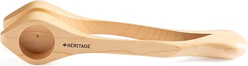 Miniatura 40 de Heritage Musical Spoons Instrumento de percusión, madera de arce canadiense hecha a mano, sonido popular de madera natural, gran regalo para todas