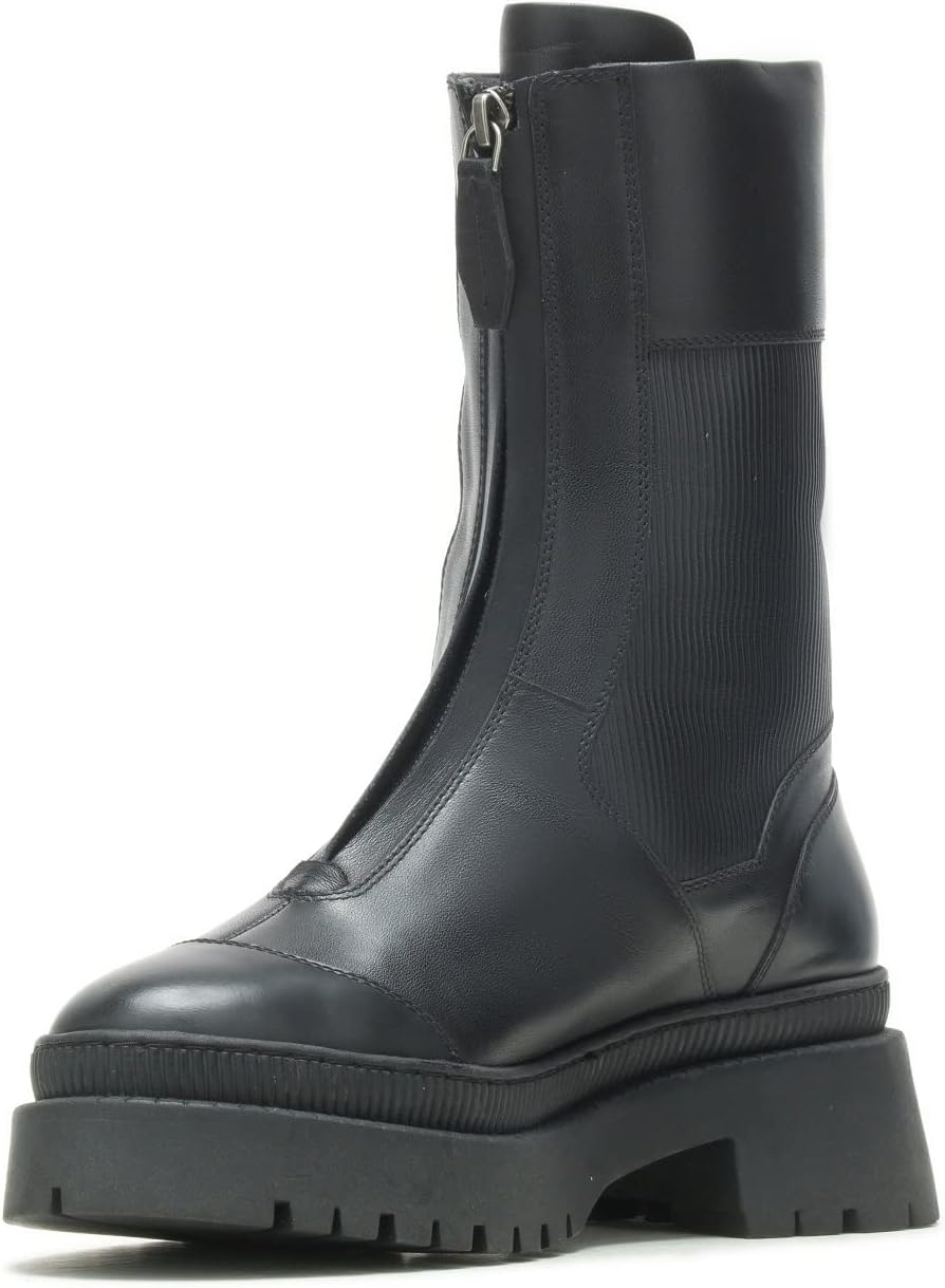 Harley-Davidson Women's Kavan Black 9-Inch Zip-Up Fashion Boots D65003