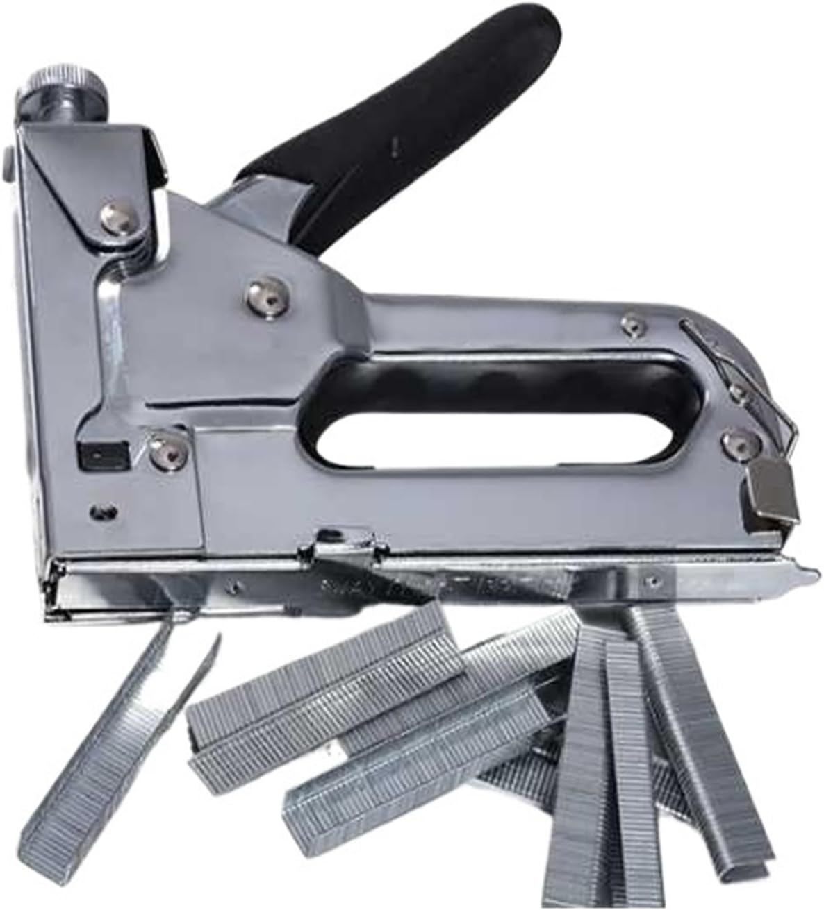 Pneumatic Stapler ，Powered Upholstery Stapler Manual Nail Staple Gun Furniture Stapler Manual Nail Gun Use for Furniture