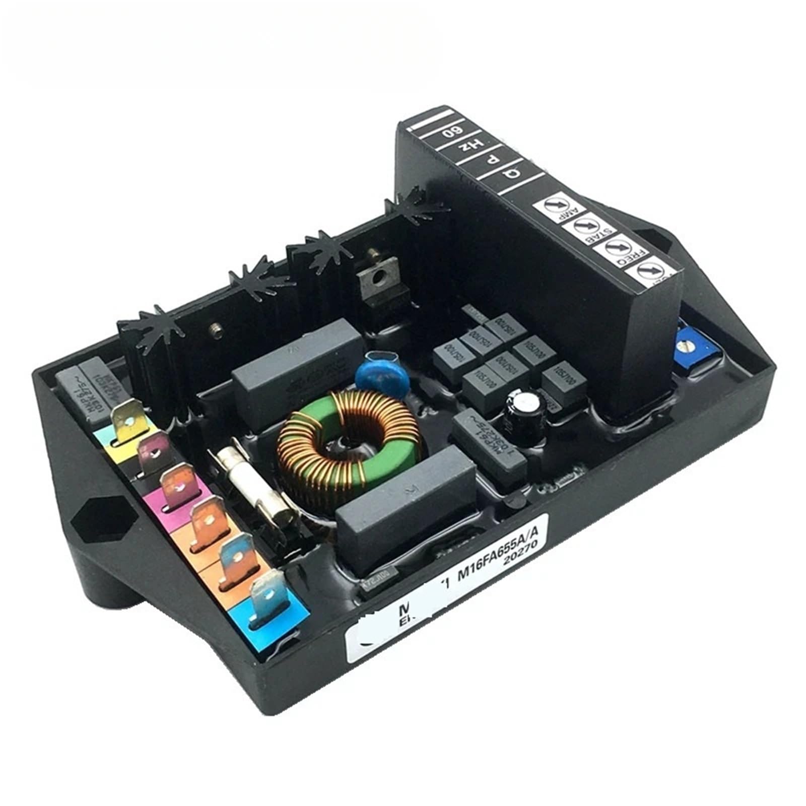XXUCZVRYO 1pcs M16FA655A M40FA640A Generator Spare Parts AVR Automatic Voltage Regulator Replacement 3 Phase Stabilizer(M16FA655A)