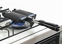 Vista 4 de Yoshikawa SJ2703 - Máquina de arena caliente, para fuego de gas, doble caliente, ancho completo 5.5 x largo 13.4 x alto 1.3 pulgadas