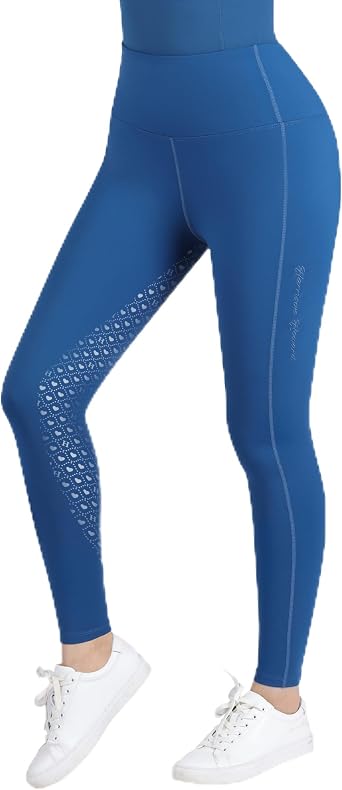 Harrison Howard Womens Full Seat Riding Tights with Double-Layer Pockets Equestrian Breeches for Women