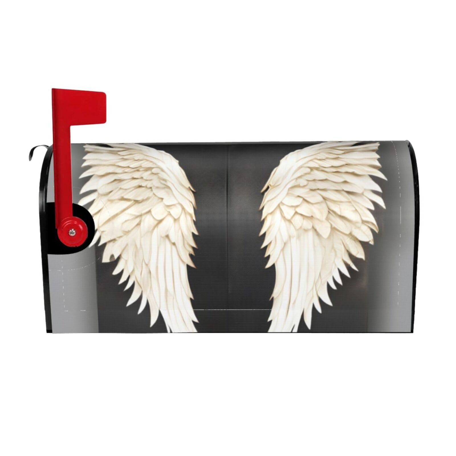 Fundas magnéticas para buzón de correo y decoración exterior con diseño de plumas