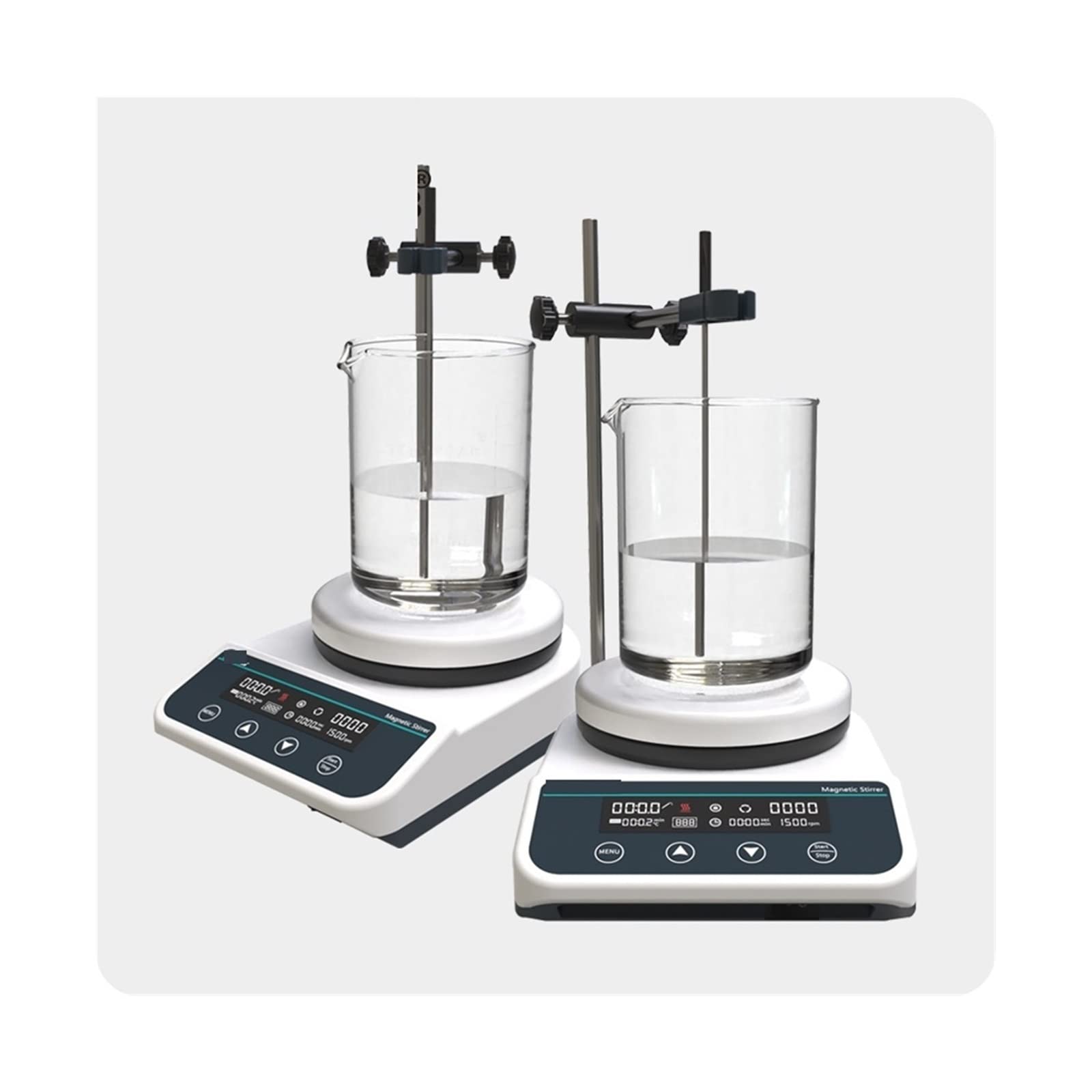 Lab Digital Display Wielopozycyjne mieszadło magnetyczne Laboratoryjne wielofunkcyjne elektryczne mieszadło magnetyczne z wyświetlaczem LCD Szybka konfiguracja