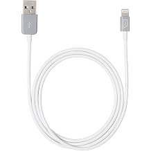 Apple Certified Lightning Sync / Charging Cable, 3.3 Feet, White Grey ACC96105CAI, White/Grey