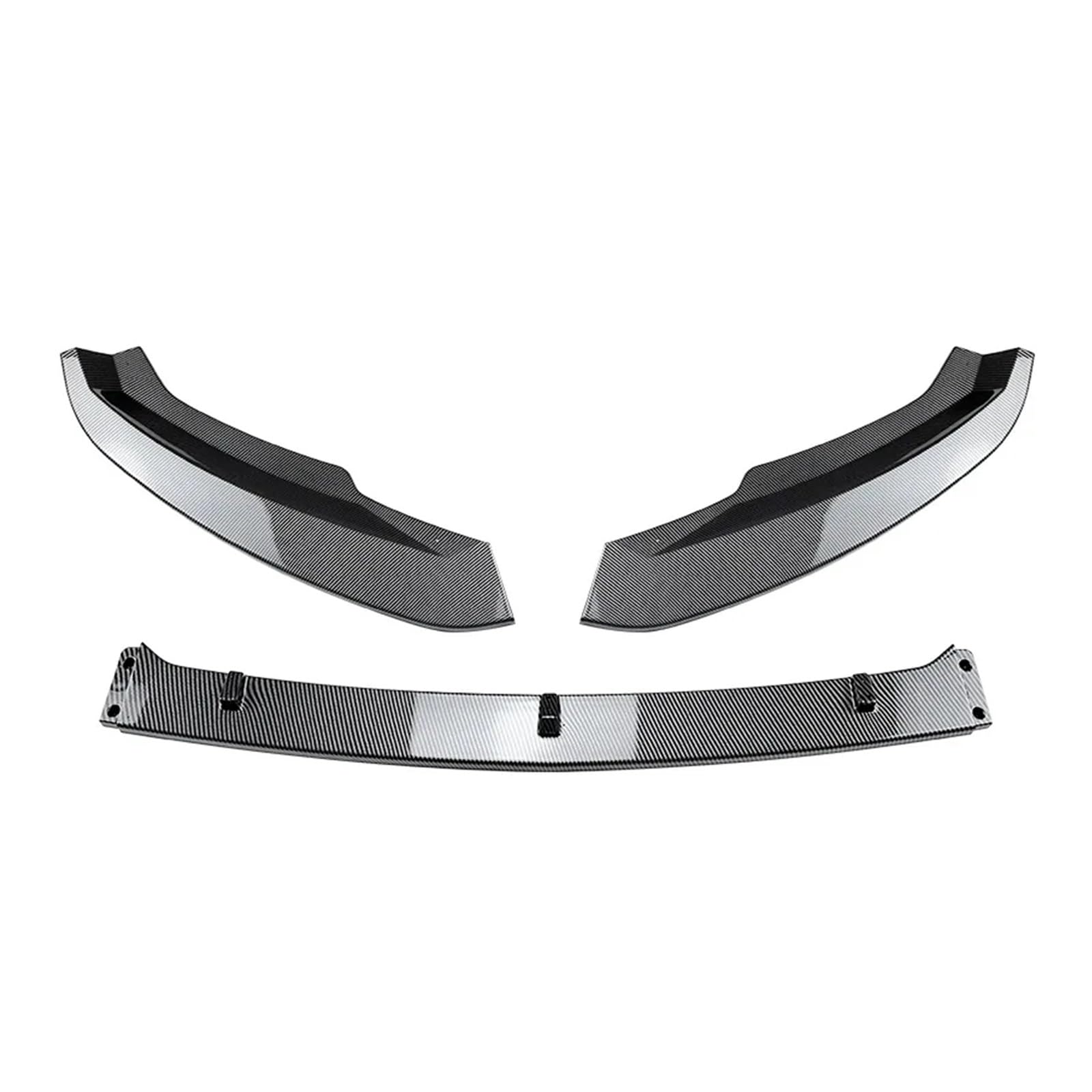 Kit diffuseur avant noir brillant Skoda Superb B8 2016-2018 finition haut de gamme